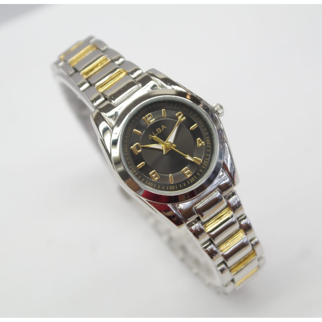 (WATER) Jam tangan cewek ALBA AL6040 rantai stainless