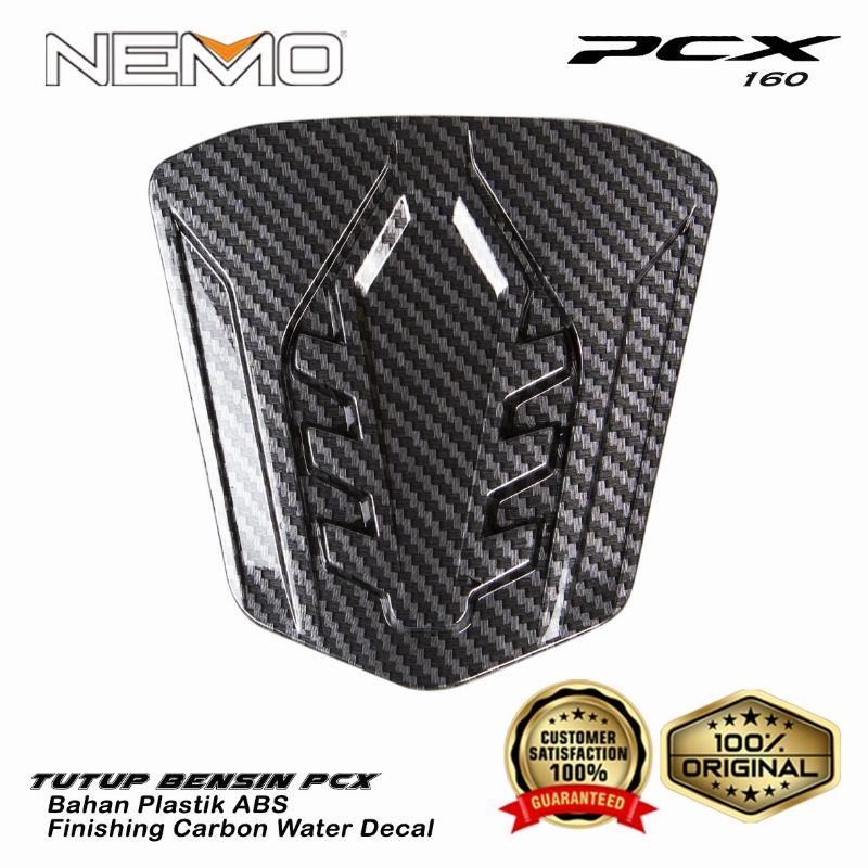 PAKET NEMO COVER TUTUP PCX 160 NEW CARBON COVER KNALPOT COVER BENSIN COVER HAWA RADIATOR BEHEL