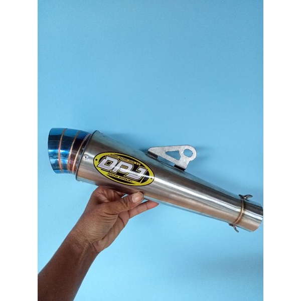 knalpot motor DBJ model moncong blumoon sarteng
