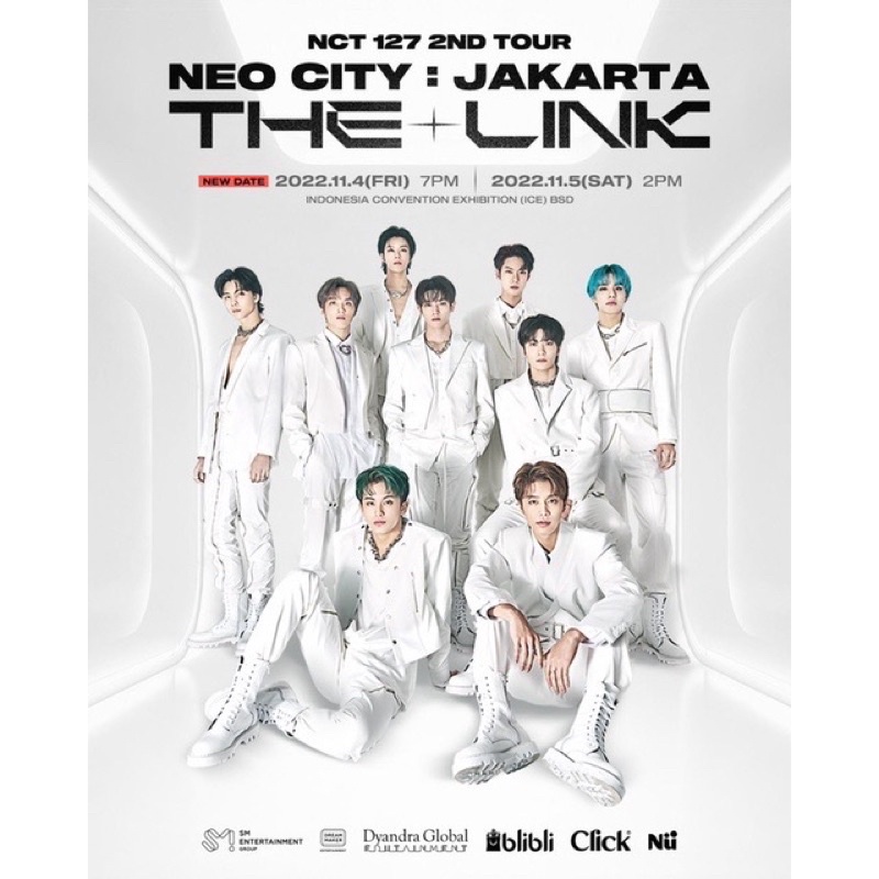 Tiket Konser NCT 127 The Link Day 1 section 1B NEO CITY : THE LINK NCT 127 IN JAKARTA