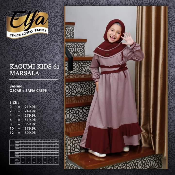 GAMIS ANAK ETHICA KAGUMI KIDS 61