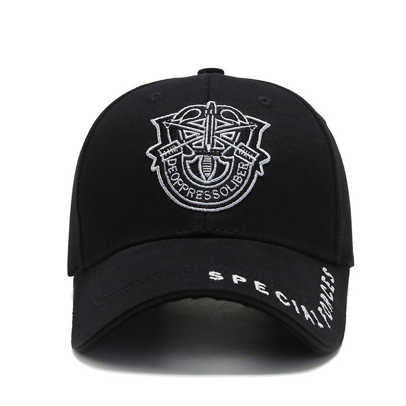 Topi Baseball Motif Bordir Gaya Swat Untuk Ayah