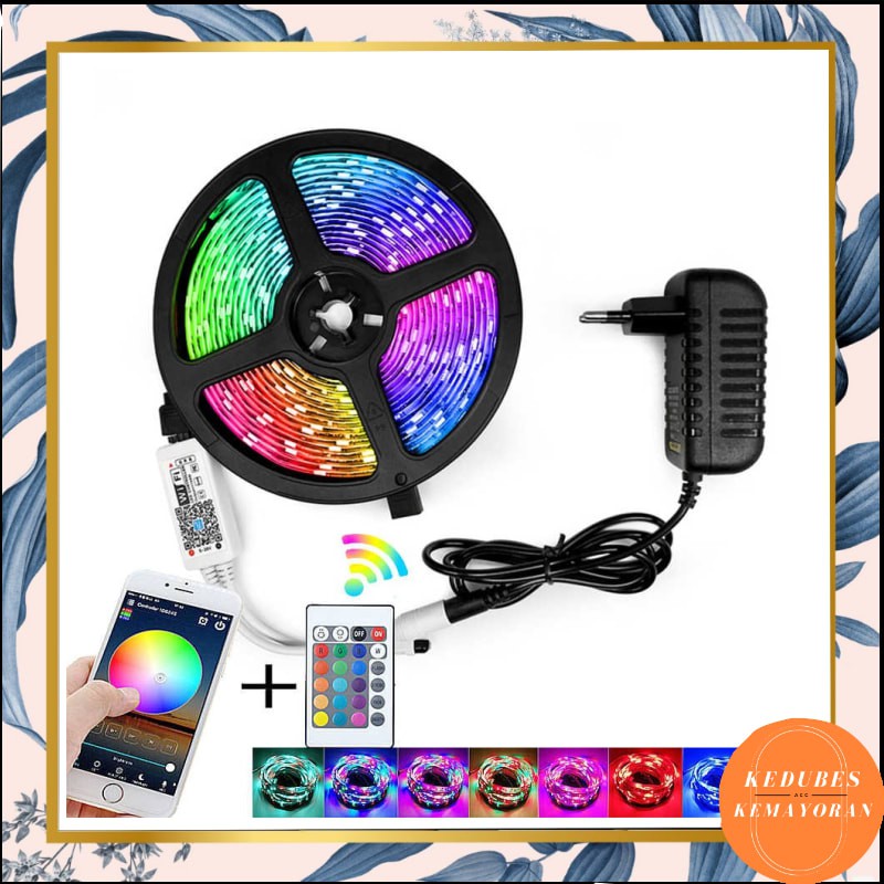 Lampu LED strip lamp RGB LED remote lampu Hias 3258 rgb / lampu strip 5050 RGB [kk]