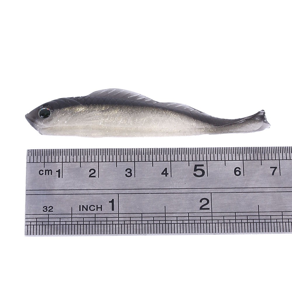 HENGJIA 10Pcs 6.8cm/2.7g Softfish Umpan Pancing Swimbait Ikan Bait Fishing Lure Bass Wobbler Tackle