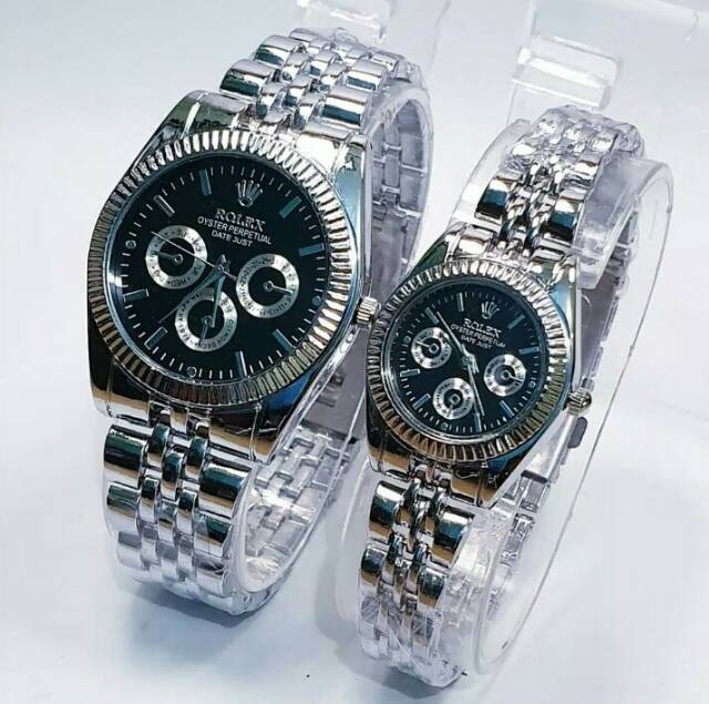 JAM ROLEX GRIGI COUPLE SATUAN PRIA WANITA