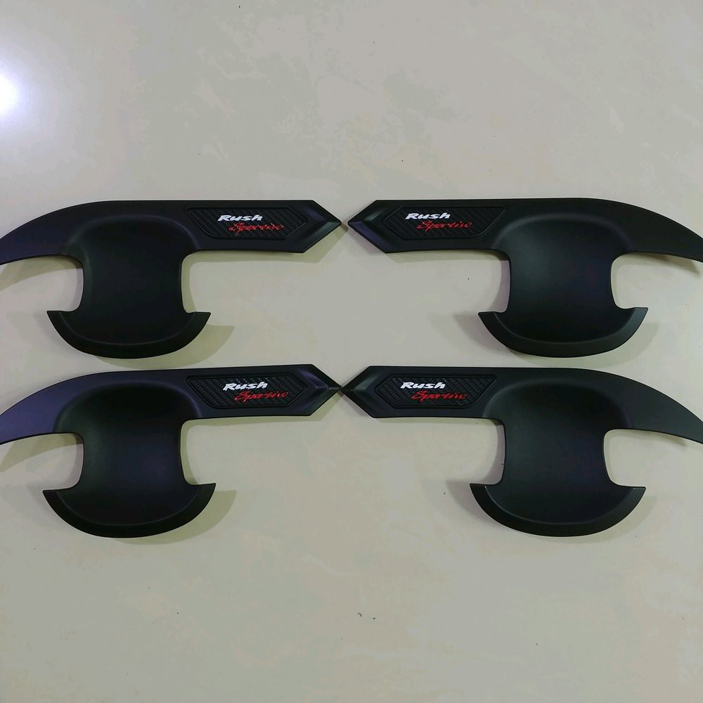 cover outer MANGKOK handle pintu toyota all new rush 2018 2019 2020 2021 2022 2023 trd gr sport warna hitam doff