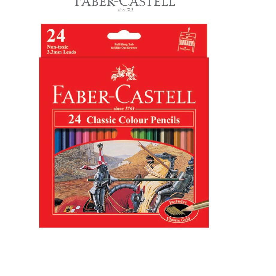 

M0£G Faber-Castell Classic Colour Pencil 24 L ♠Laris