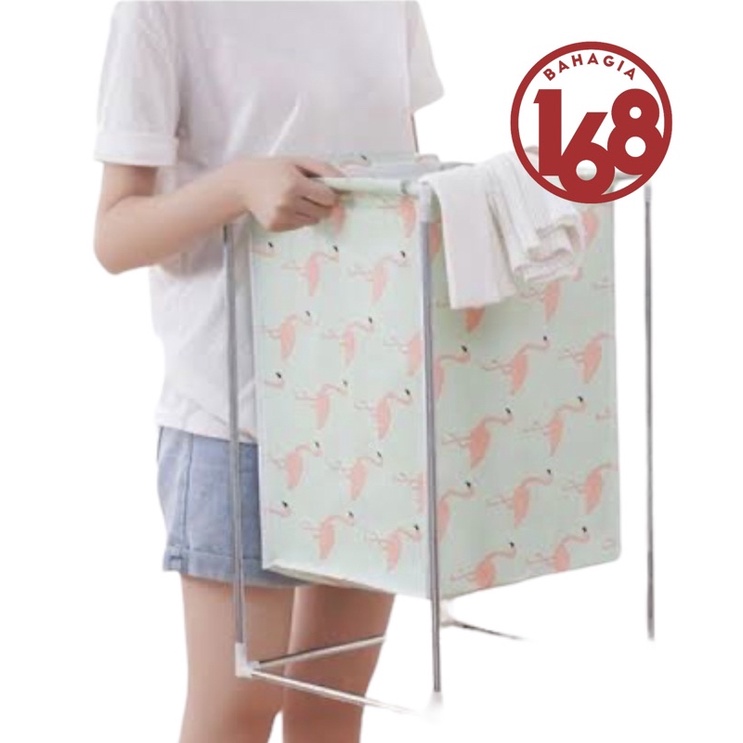 [YH1088] Keranjang LAUNDRY bag KOTAK - Basket storage tempat baju kotor