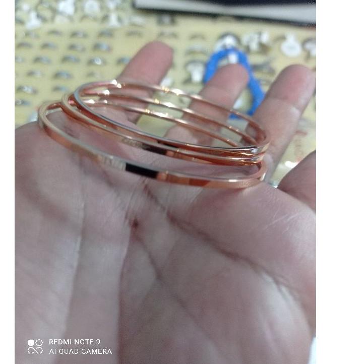 Langsung Order Gelang keroncong titanium isi 3 pcs