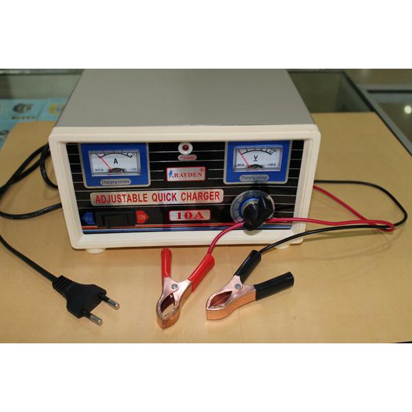 Charger Aki 10 Ampere OTOMATIS Merk RAYDEN