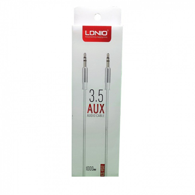 LDNIO LS-Y02 - 3.5mm AUX Audio Cable - Fast Transmission - 1M - Kabel Audio 3.5mm dari LDNIO