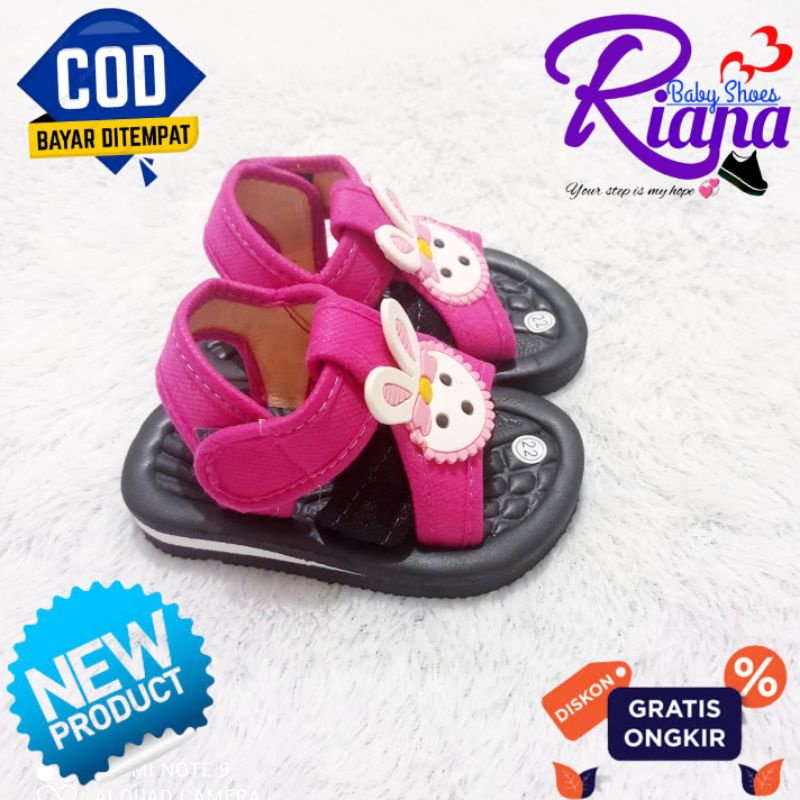 Sandal bayi sandal Gunung motif kelinci usia 6-18 Bulan