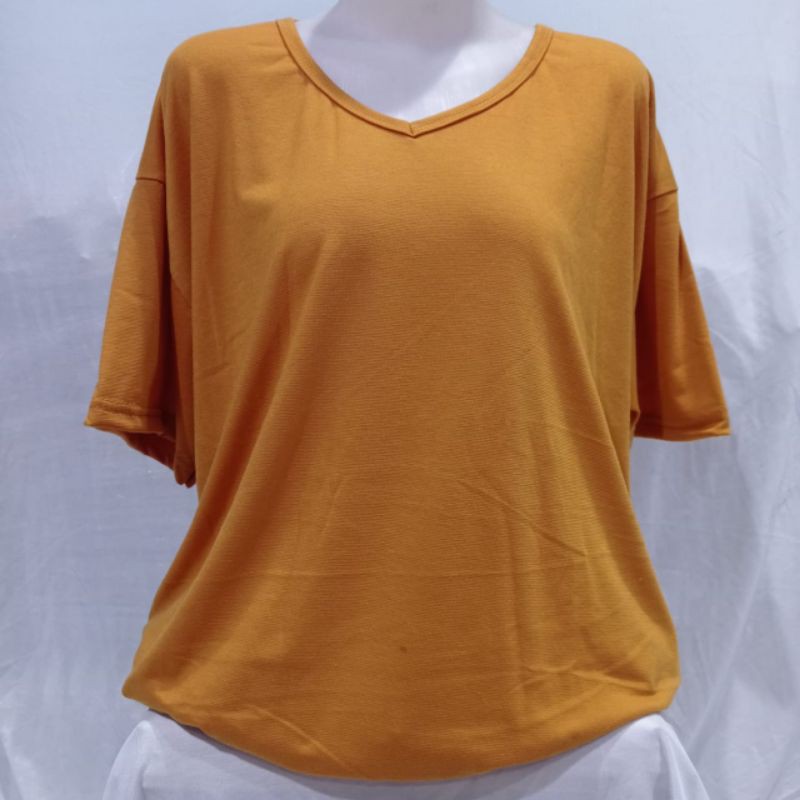 14 ATASAN WANITA / KAOS WANITA / KAOS OVER SIZE / SIZE JUMBO XXXL BAHAN SPANDEK STRIT/STRECH