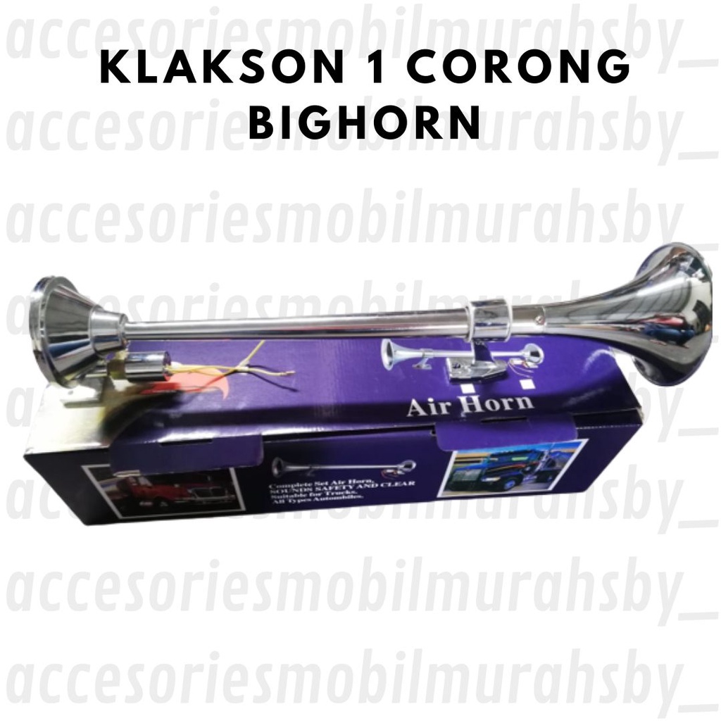 Klakson Angin Air Horn Klakson Terompet 1 Corong 12/24v 64cm