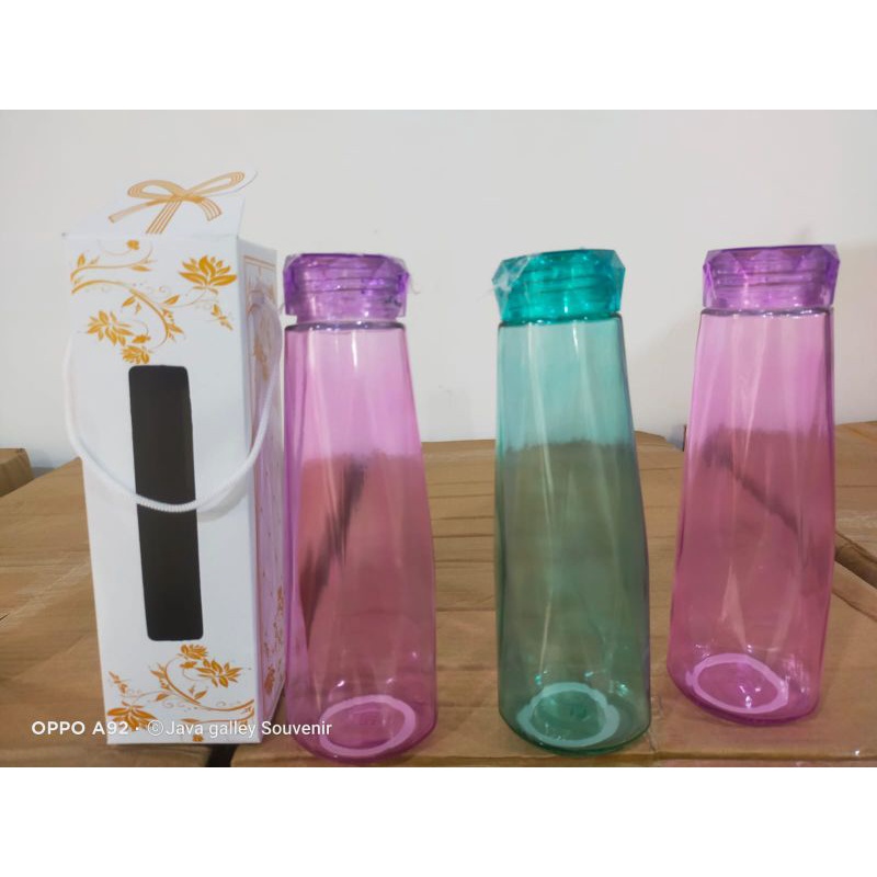 botol tumbler kristal 420 ml+ box