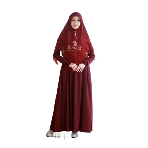 ZHAFIRA SYARI MERAH  - {BISA COD} TERBARU SYAR'I BAJU GAMIS WANITA TERLARIS - JS62
