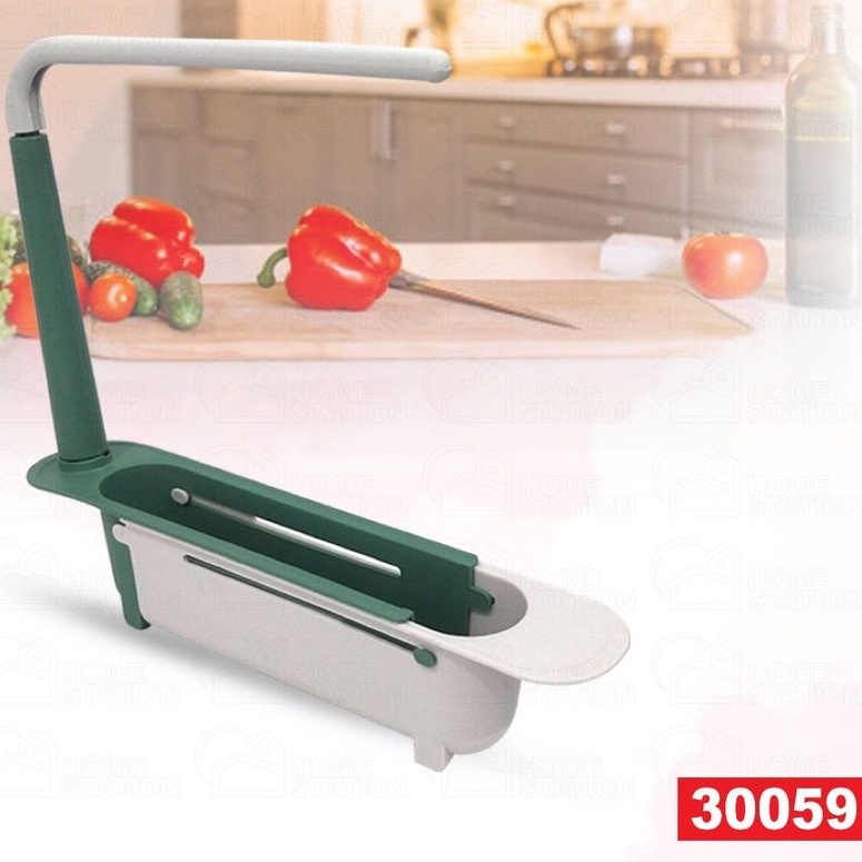 SEETO / Rak Gantung Wastafel Serba Guna / Rak Penyimpanan Spon Dapur kain lap 987A Rak Wastafel flexible Tanpa Bor Sink Storage rack / Rak Wastafel Dapur Tempat Penyimpanan Spon Kain Lap Sink Flexible 30059