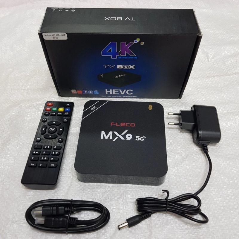 Android TV BOX MXQ Pro 4K 5G Smart TV Box / Media Player Ram 2gb+16gb // New Chipset OS Smart TV BOX FULL HD (DUS BIRU)