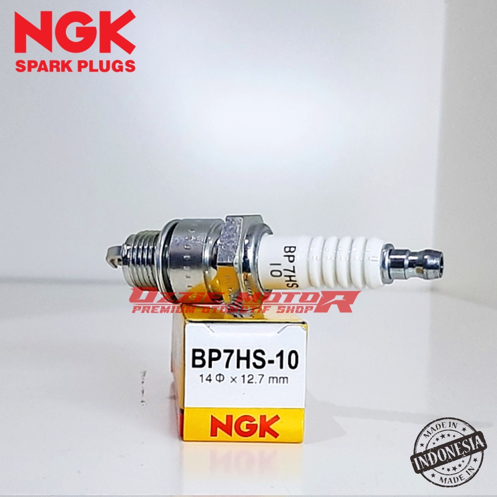 BUSI MOTOR NGK STANDARD BP7HS-10 ORIGINAL MADE IN INDONESIA