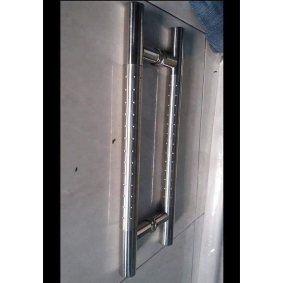 Tarikan pintu tembus Gagang pintu stenlis Hendel pintu minimalis