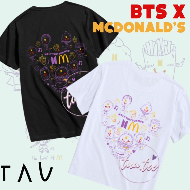 KAOS TSHIRT BTS MCDONALD’S