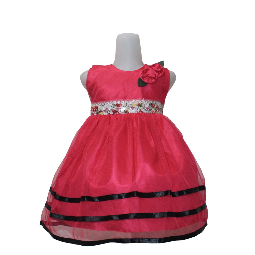Dress Kids Elena/Dress Anak Perempuan Tanpa Lengan Brukat Brokat/Gaun Pesta Anak Murah/Baju Import