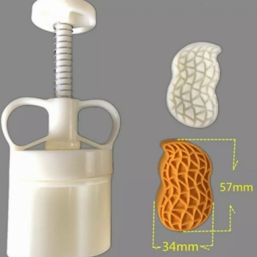 Cetakan Nastar Jumbo KACANG peanut cookies cutter mold cetakan kue kering