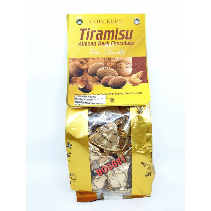 

Checkers Tiramisu Almond Dark Chocolate 150g