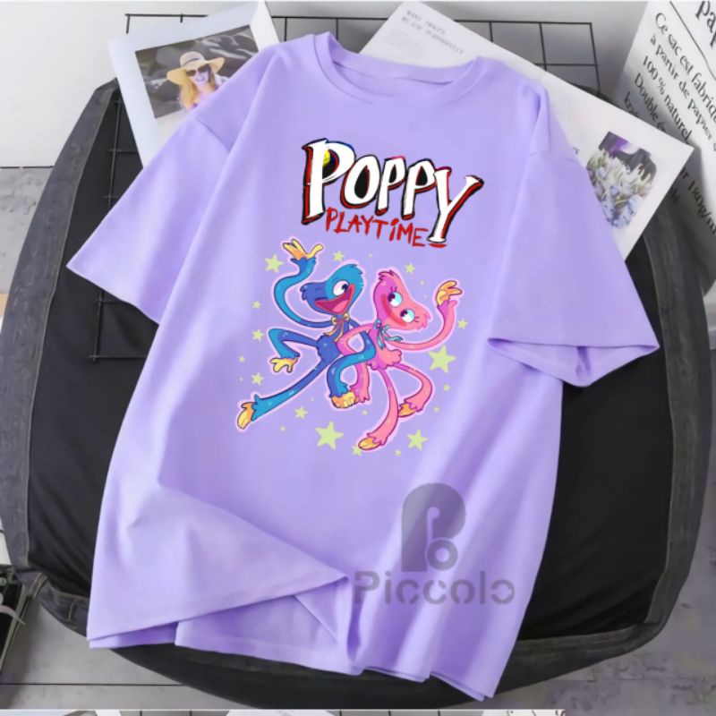 baju kaos anak huggy wuggy Poppy bahan premium