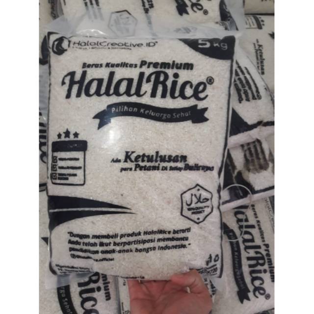 

Beras premium halalrice 5 kg