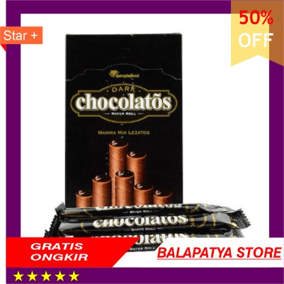 

PROMO !!! Chocolatos Dark Wafer isi 20 pcs