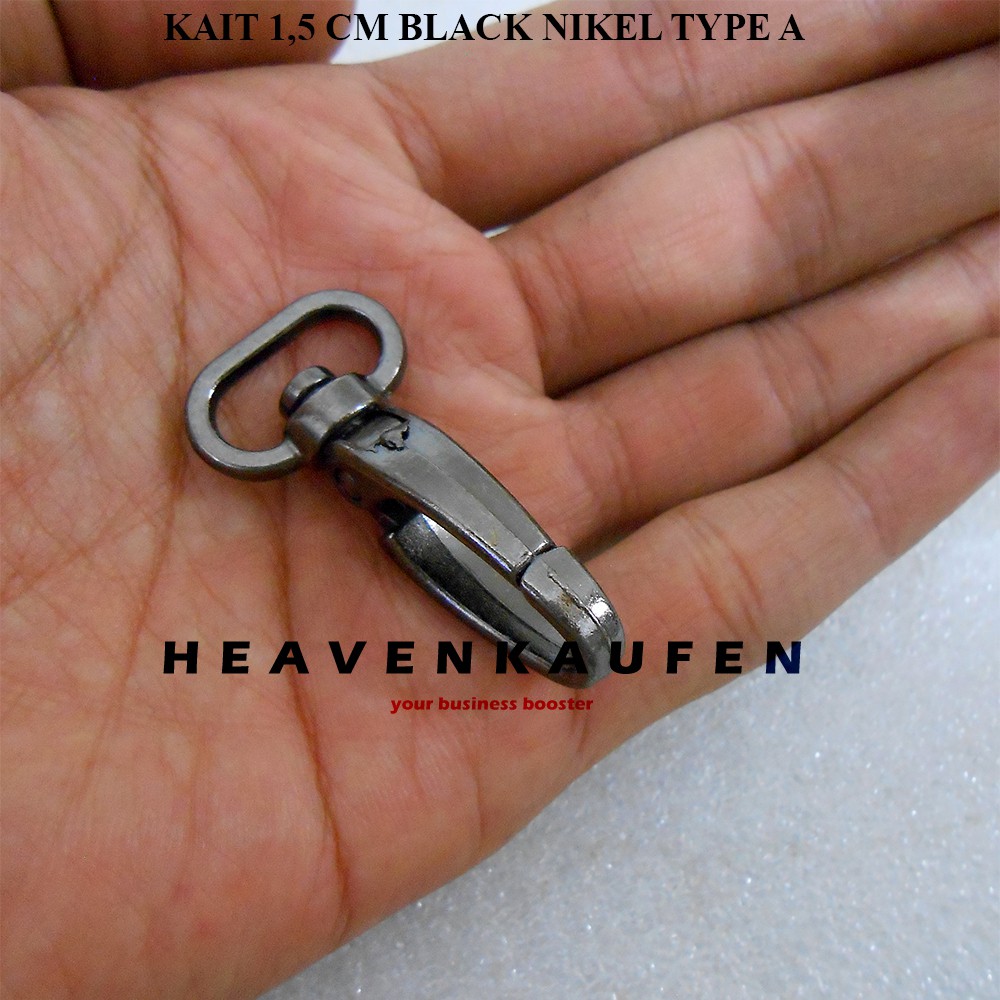 Kait Pengait Gantungan 1,5 cm Black Nikel Type A