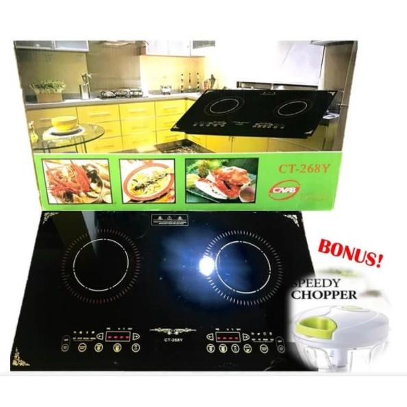 CT-268Y Kompor Induksi 2 tungku100-2200 W /kompor listrik smart touch screen