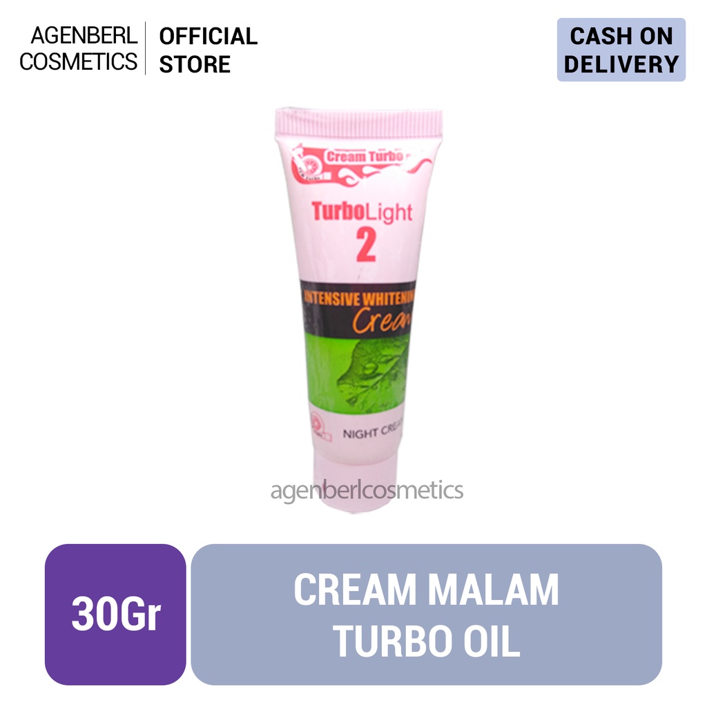 Ecer Cream Turbo Malam Oil / Night Cream Turbo Oil / Night Cream Turbo / Krim Malam Turbo / Cream Tu