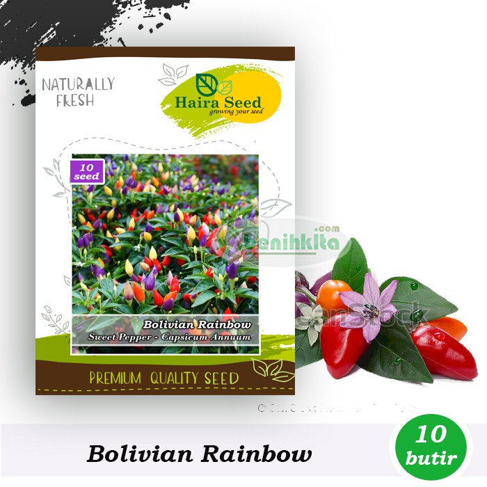 Benih-Bibit Cabe Pelangi Bolivian Rainbow (Haira Seed)