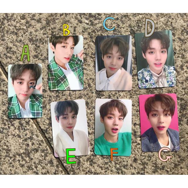 [SHARING] READY STOCK OFFICIAL PARK JIHOON PHOTOCARD 2019 - PHOTO CARD PC WANNA ONE