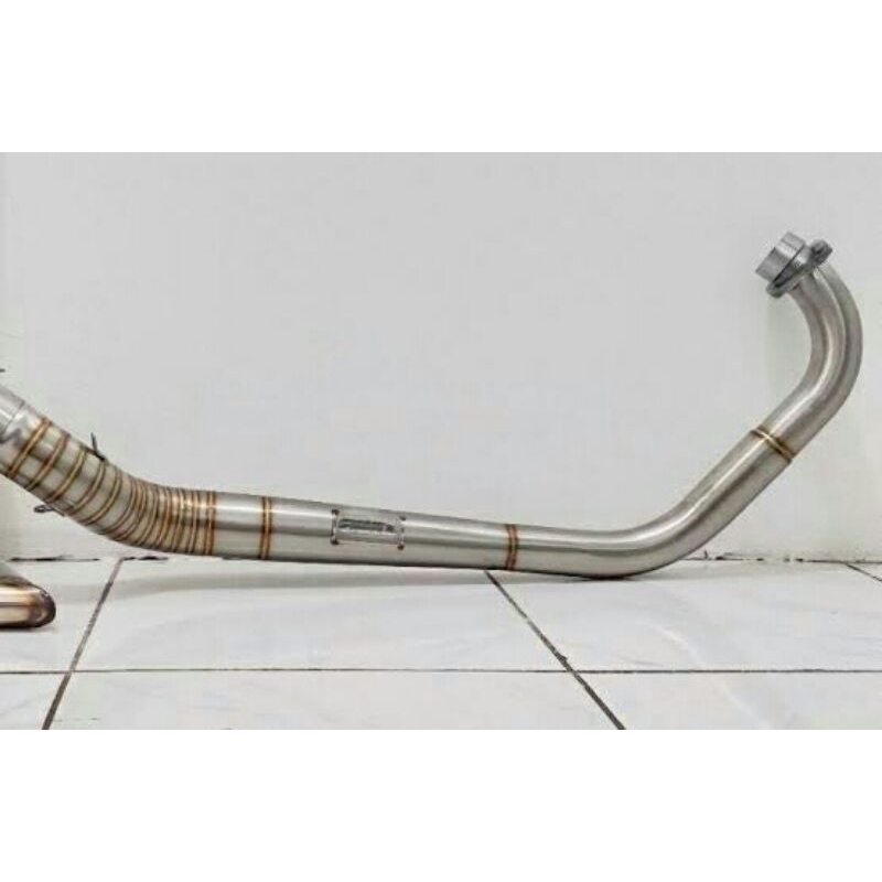 Header/Leheran Knalpot Satria Fu porting/bore up (bending/roll)
