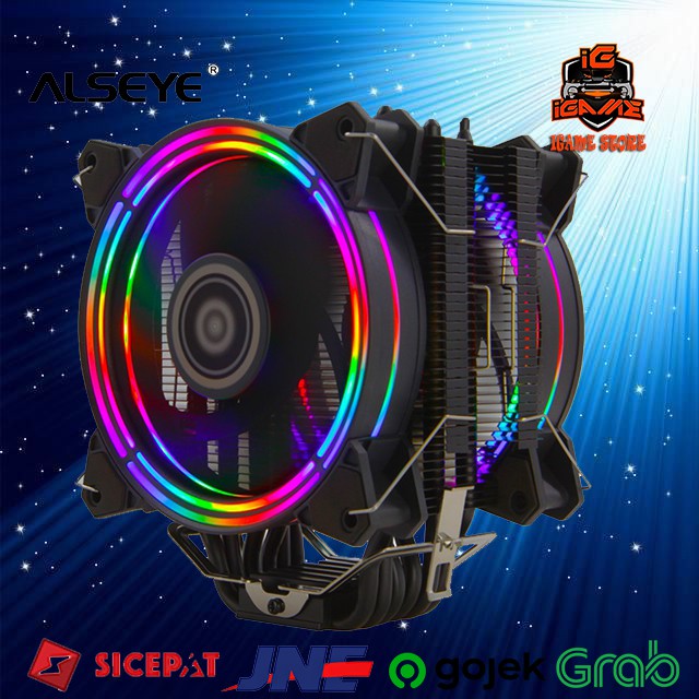 FAN PROCESSOR GAMING ALSEYE HALO H120D UNIVERSAL PLATFORM - CPU COOLER Diorder Gan