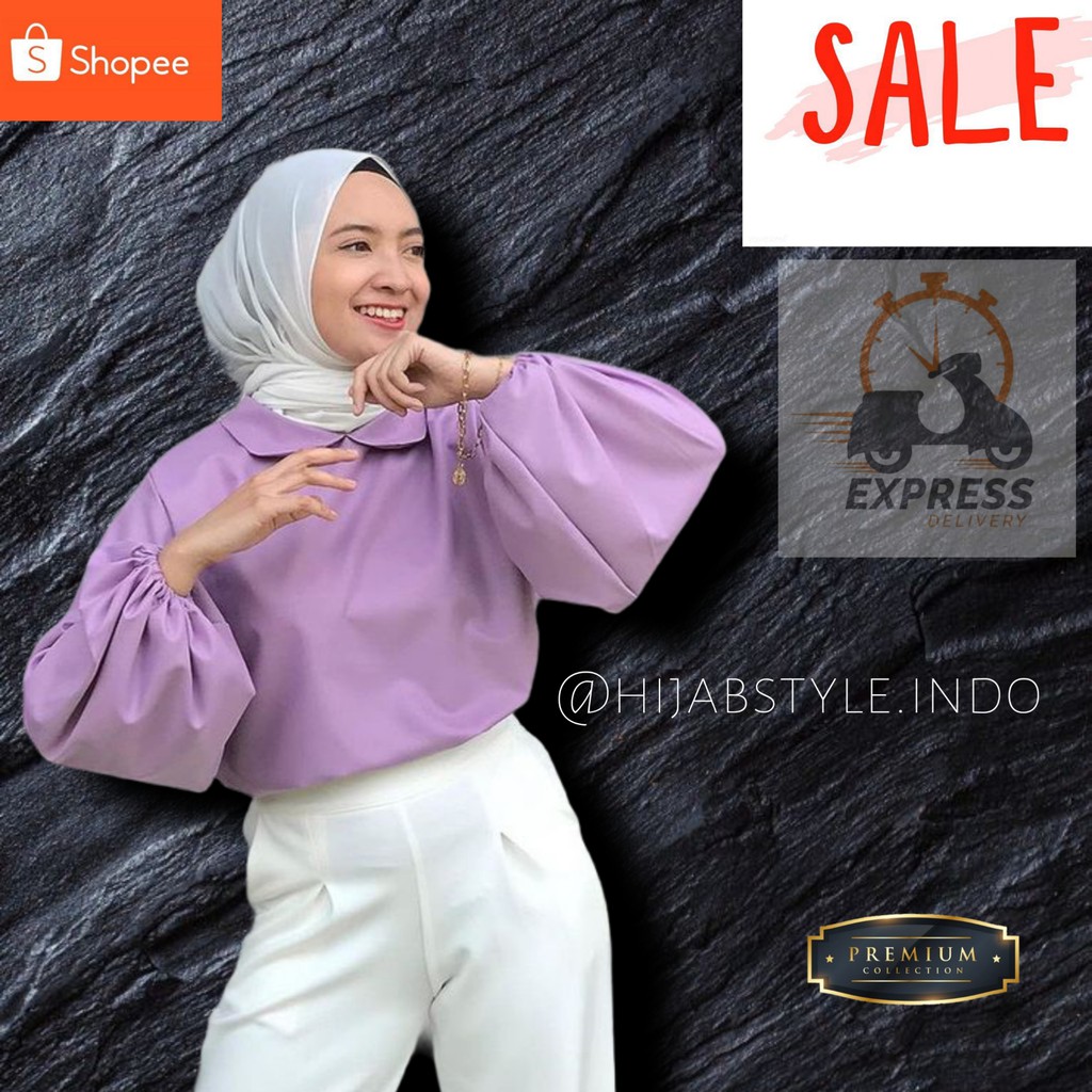 Blous Wanita /  Blous Korea / Atasan Wanita / Korean Style / Blouse / Baju Muslim Wanita / Atasan