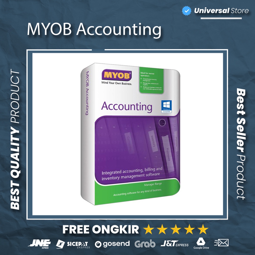 Aplikasi Program MYOB Accounting Full Version Premium Lifetime Akunting Akuntansi Akutansi Jurnal Pe