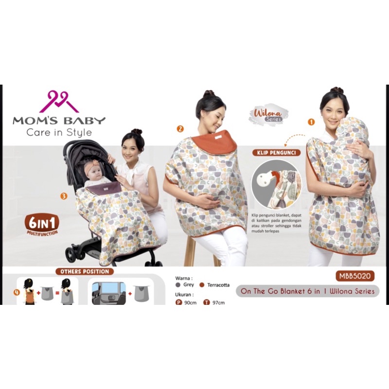MOM'S BABY | DIALOGUE | BABY JOY On The Go Baby Blanket | Selimut Bayi 6 Fungsi Wilona | Aurora | Cloudy | Woody Series. Selimut Bayi Multifungsi