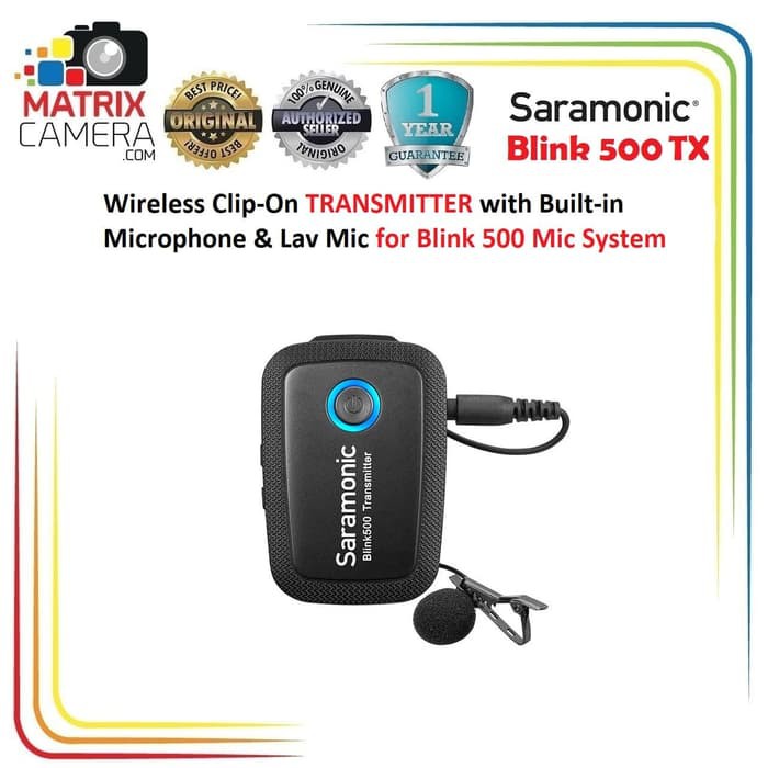 Saramonic Blink 500 TX Wireless Transmitter Mic for Blink 500 System