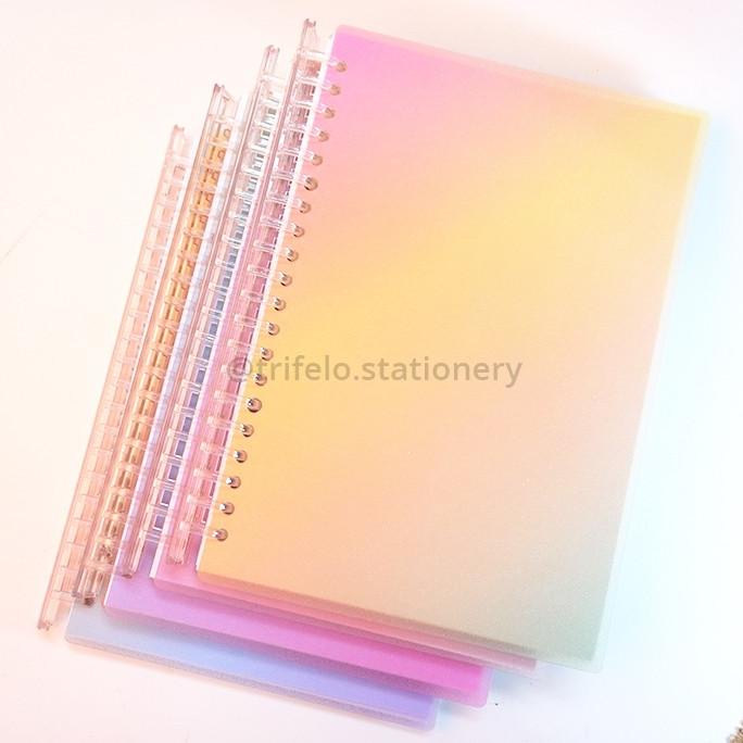 

READY COD Notebook / Binder spiral B5 warna gradient (PL-026) PROMOKode 5295