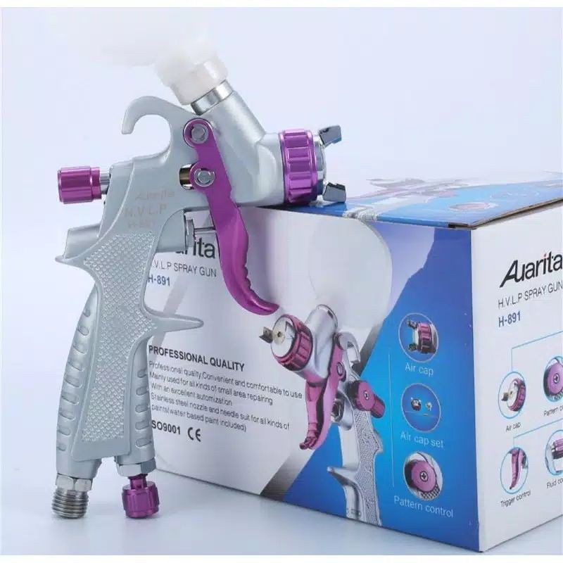 SPRAY GUN AUARITA HVLP H891 NOZZLE 0,8