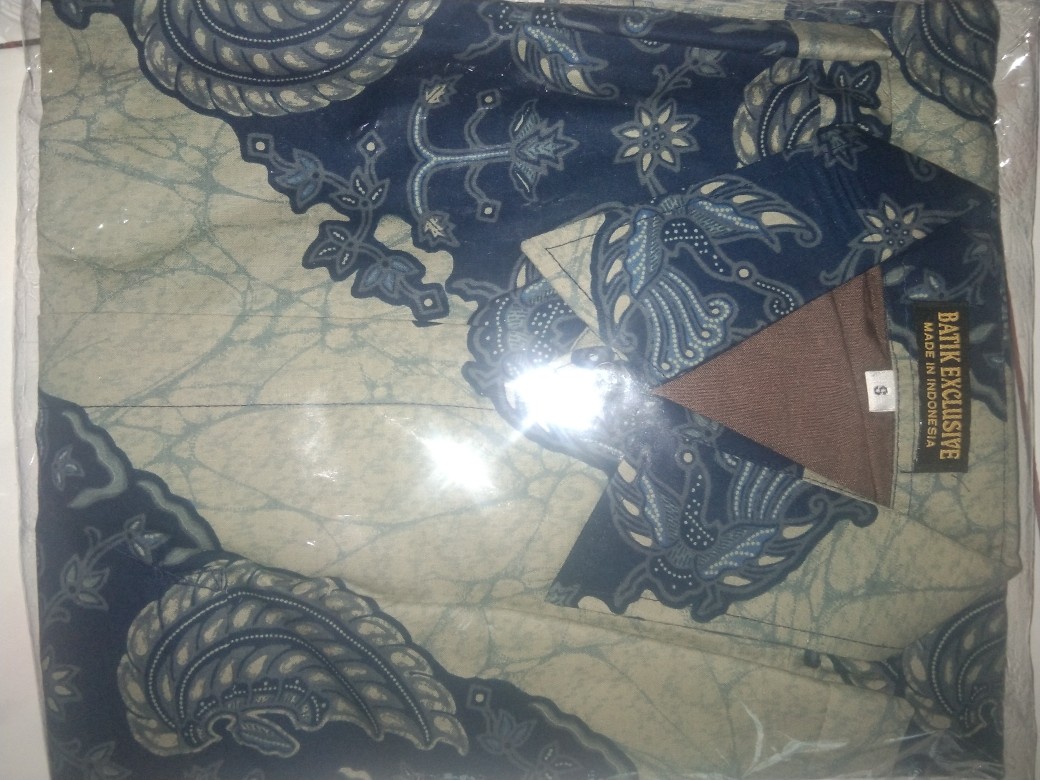 Kemeja Batik Pria Lengan Panjang Katun Premium Lapis Furing Original