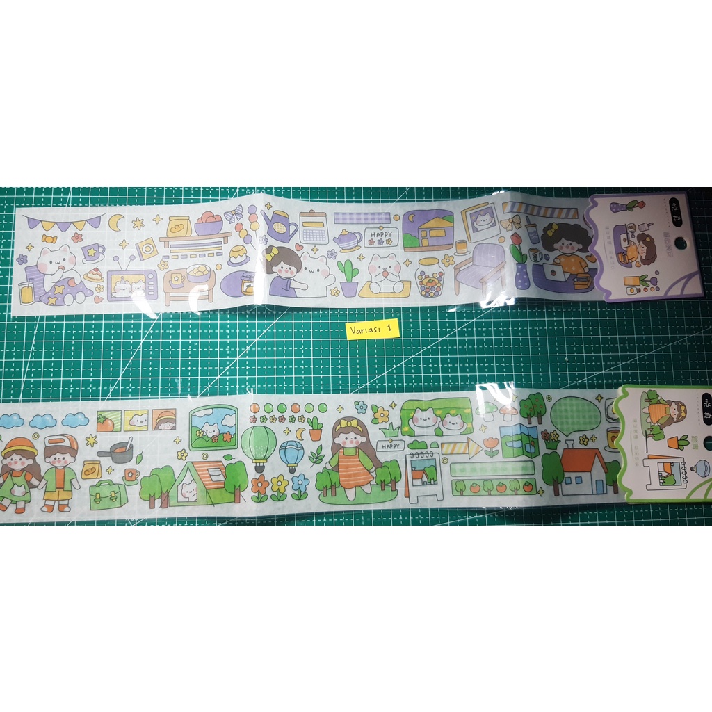 

Stiker panjang motif lucu korea aneka gambar murah meriah