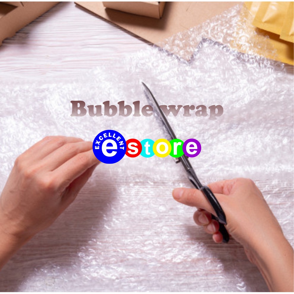 

Bubble wrap packing barang lebih aman / buble wrap packing tambahan