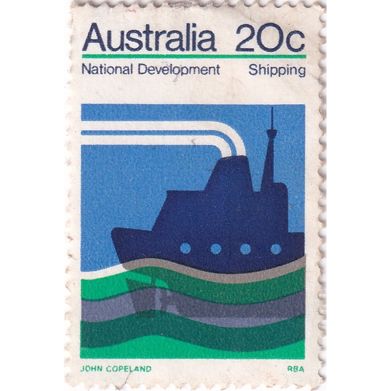 

Prangko Australia 1973 - National Development of Australia - 20C