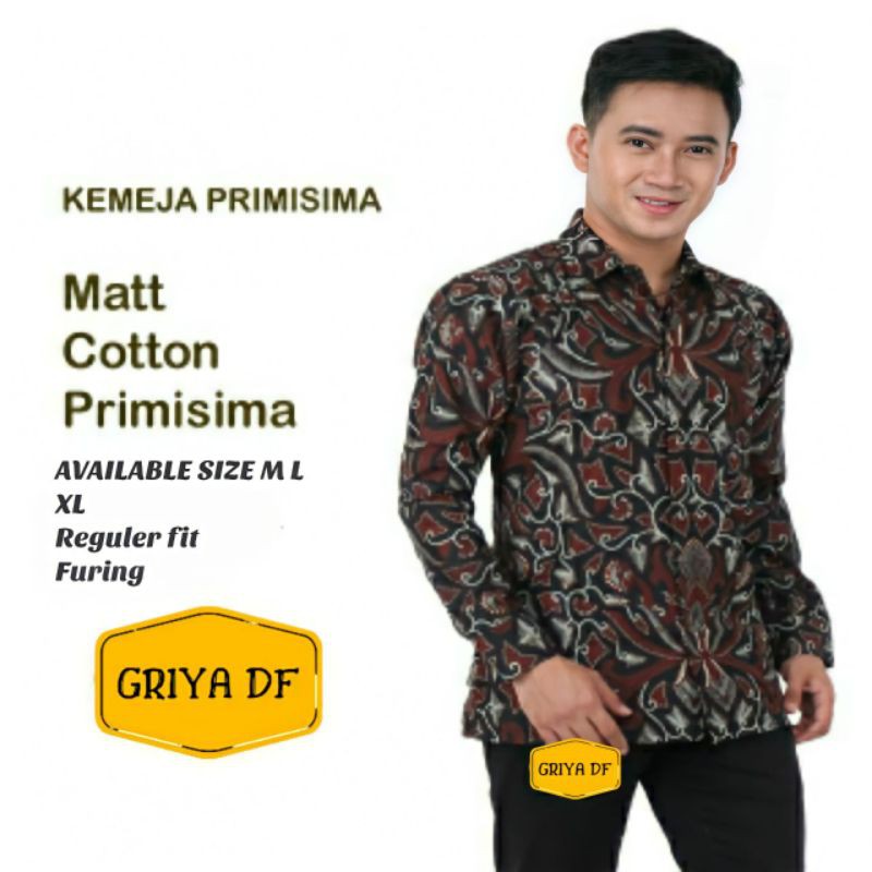 (COD) KEMEJA BATIK HALUS FURING BAHAN CATTON PRIMISIMA