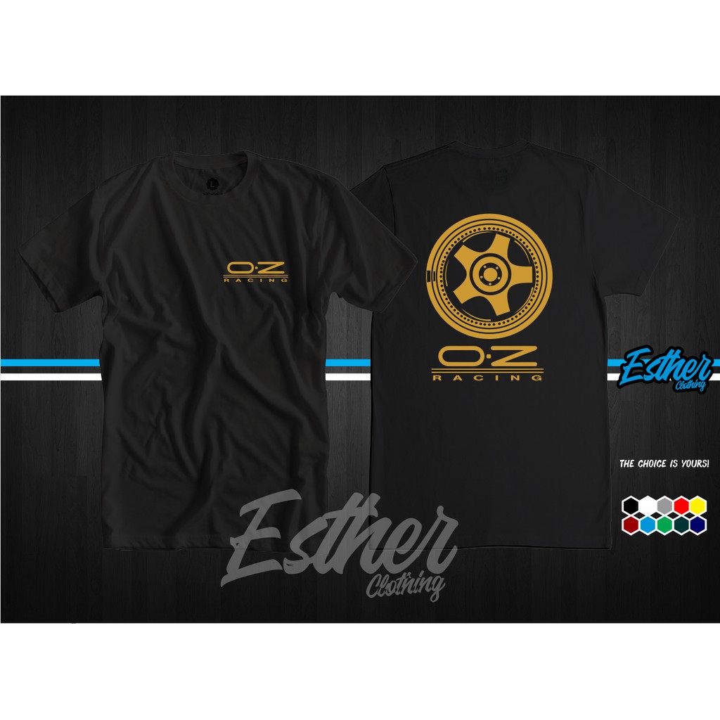 (HOT!!)  Kaos Baju Velg OZ Futura Kaos otomotif  -Esthercloth